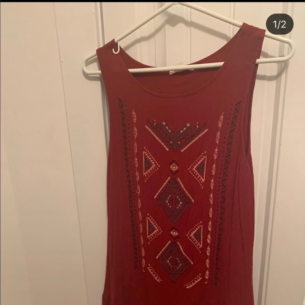 Red Francesca’s dress